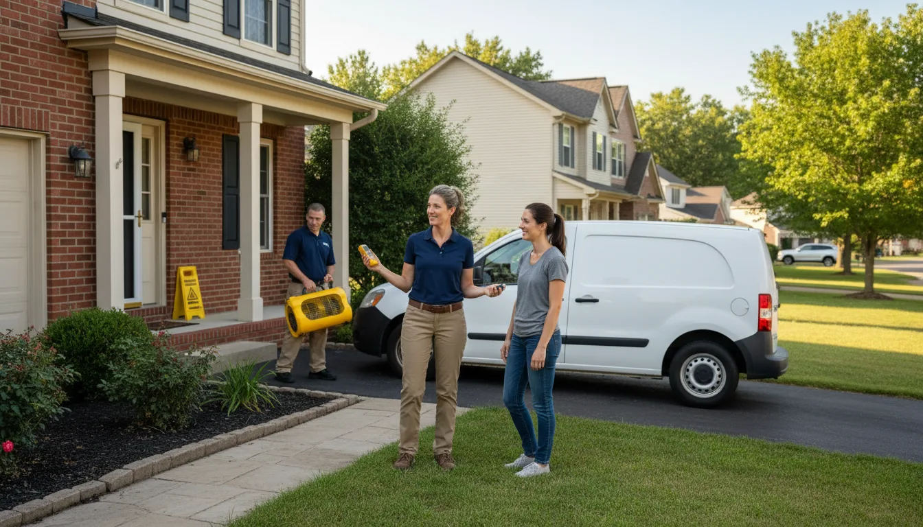 Water restoration image for Dehumidification And Cleanup Services in Kensington, MN